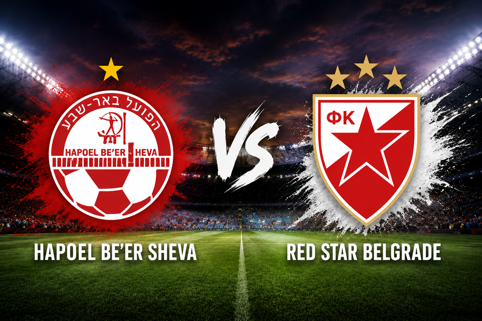 Hapoel Be'er Sheva vs Red Star Belgrade