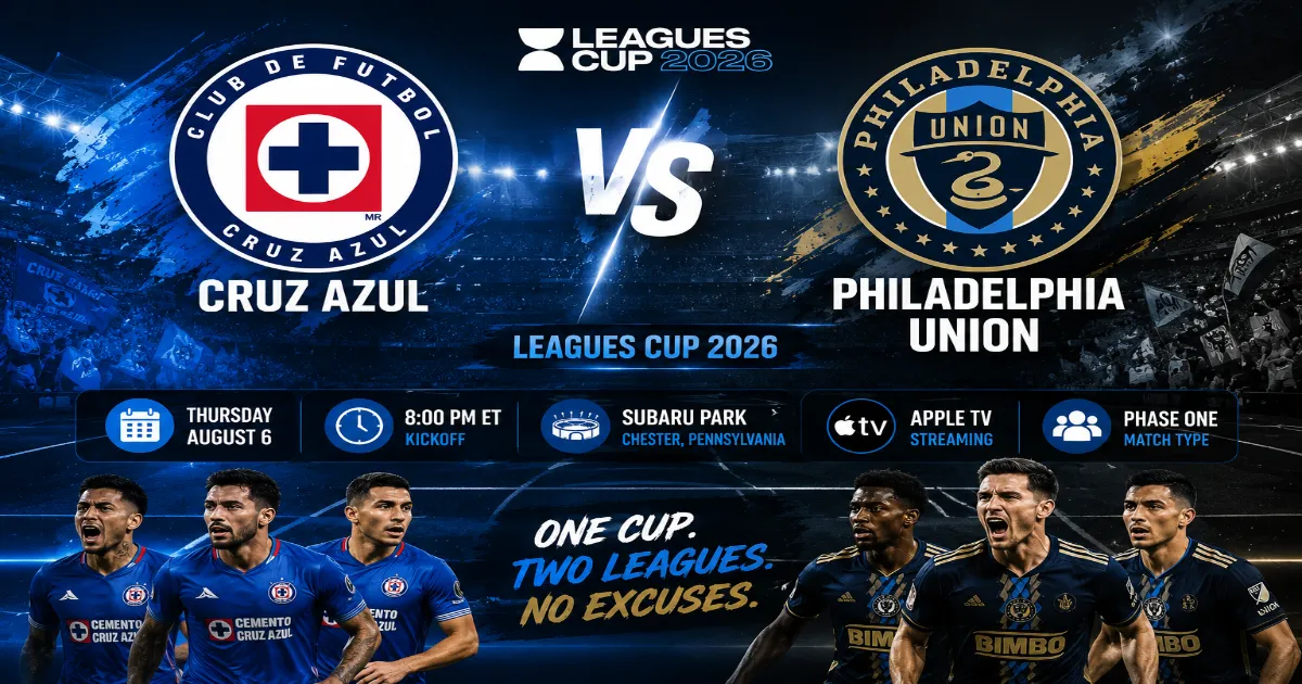 Cruz Azul vs Philadelphia Union