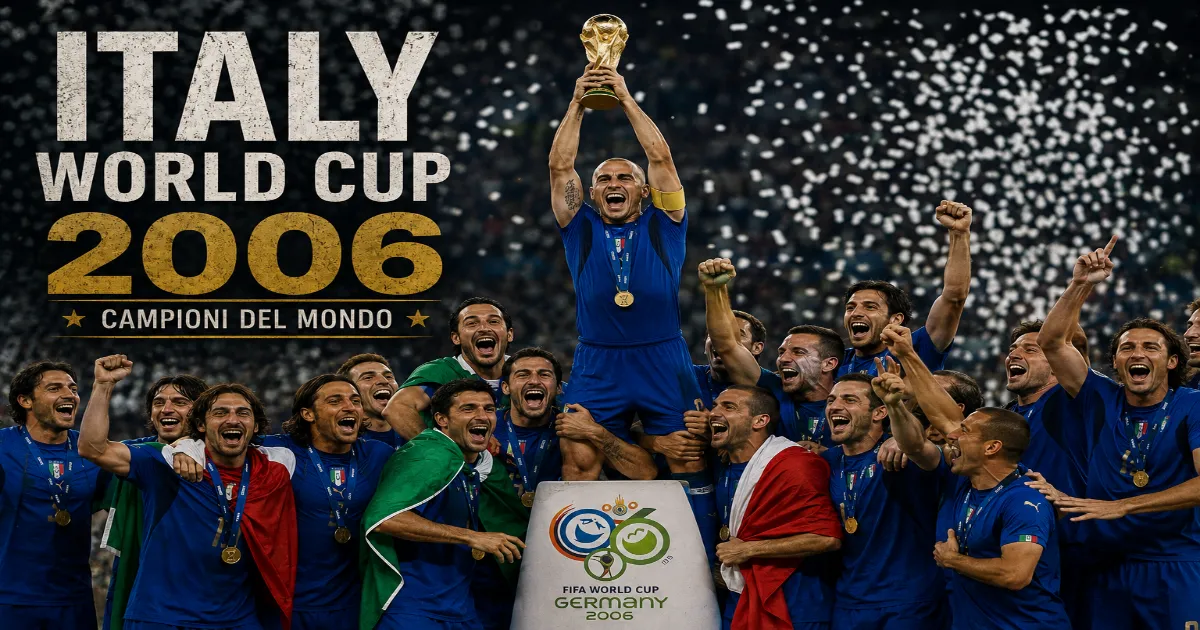 Italy Won the 2006 World Cup