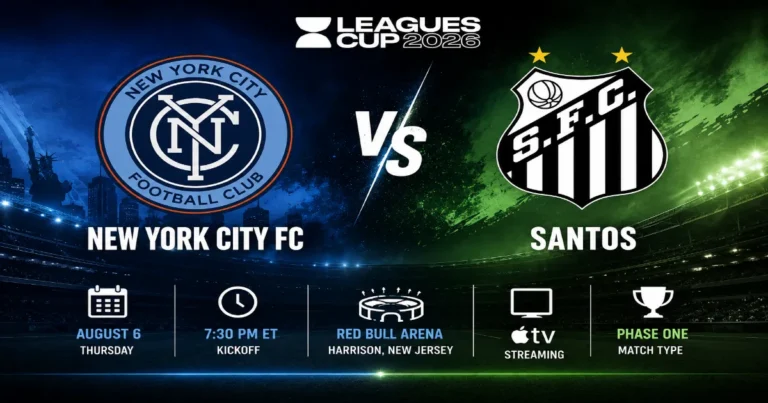 New York City FC vs Santos