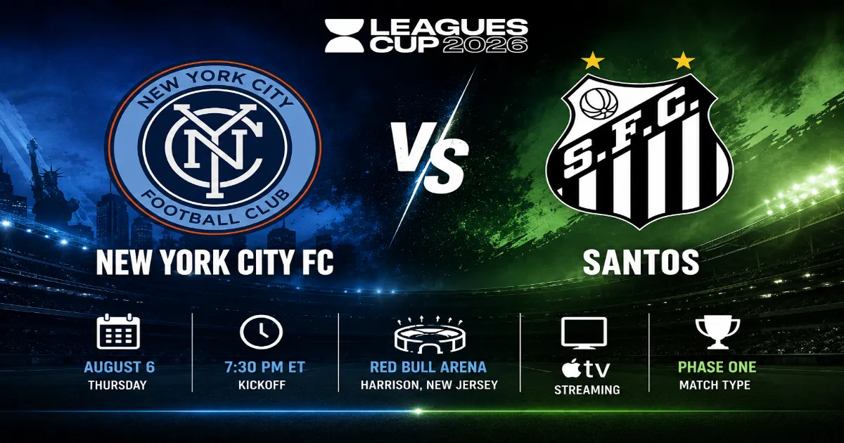 New York City FC vs Santos