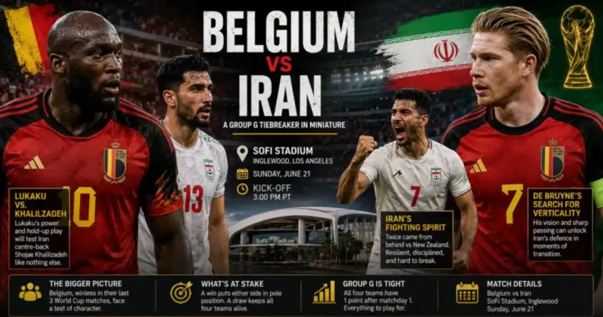 Belgium vs Iran Preview: The Individual Duels That Will Decide LA's Group G Clash