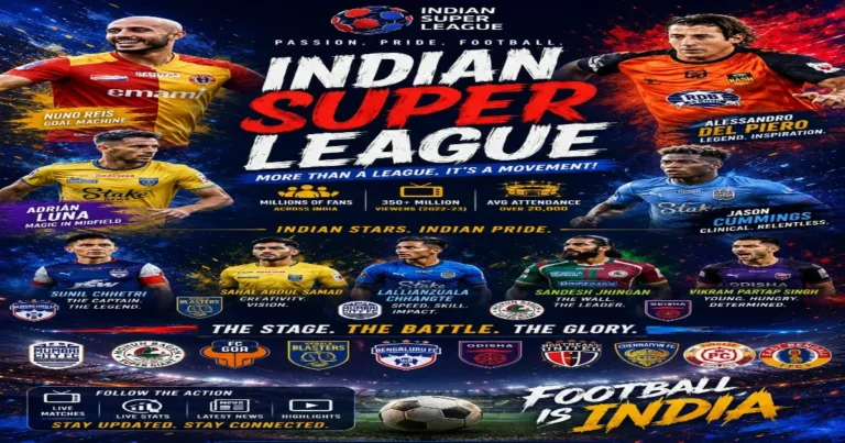 Indian Super League Popularity Explodes as Football Craze and International Stars Transform Indian Football