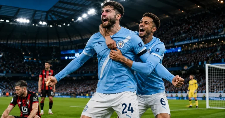 Bournemouth stunned the Etihad before two late goals settled Manchester City vs Bournemouth in a thrilling Premier League opener.