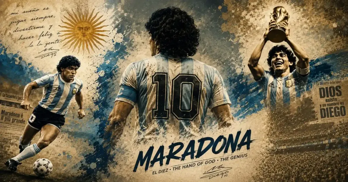 MARADONA: THE MAN, THE MYTH, THE TWO HALVES OF ONE REMARKABLE AFTERNOON