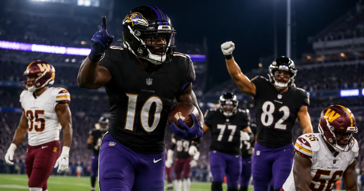 Ravens Rout Commanders 41-3 in Lopsided Preseason Finale