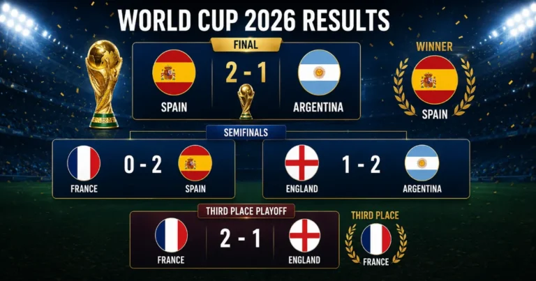 FIFA World Cup 2026 results