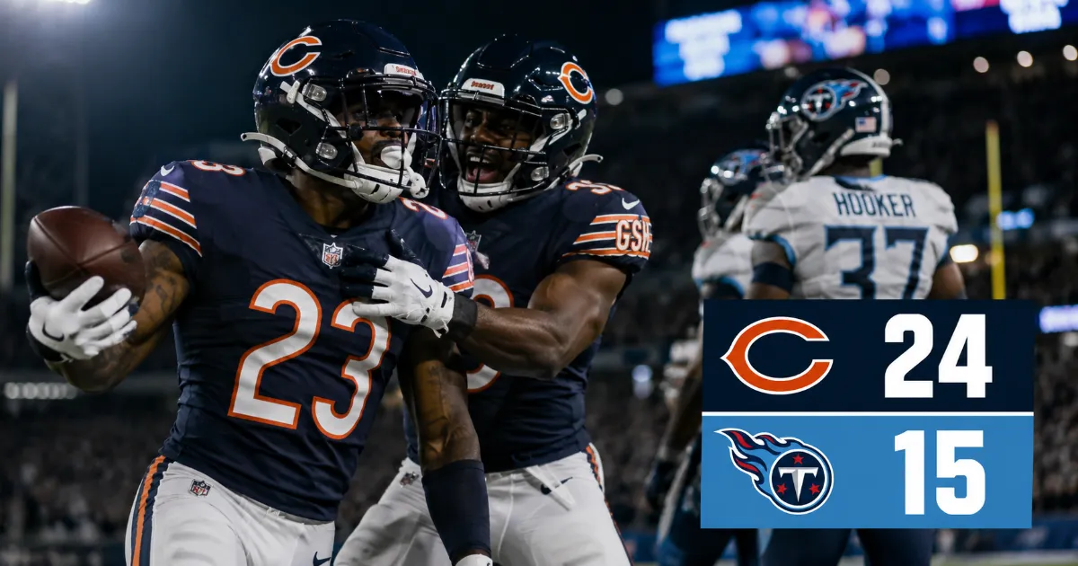 Bears vs Titans: Chicago Ends Preseason with a 24-15 Road Win