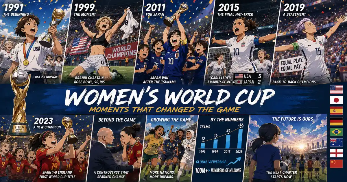 From 1991 to 2023: The Greatest Women's World Cup Moments Ever