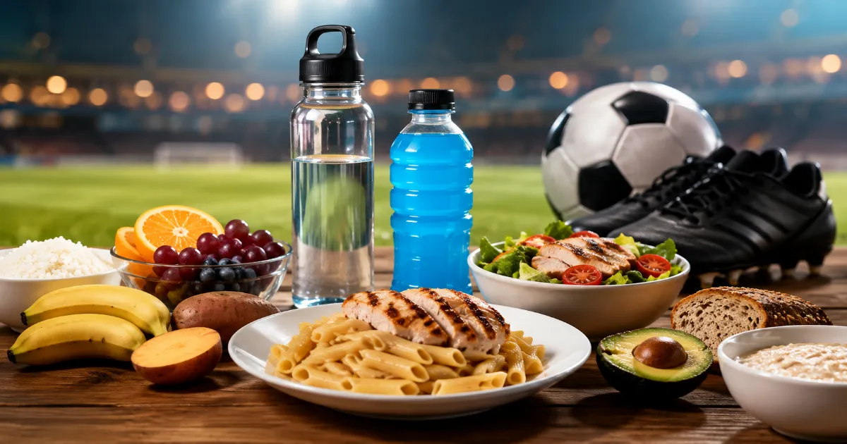 Football Nutrition Guide: What Top Players Eat Before a Big Match