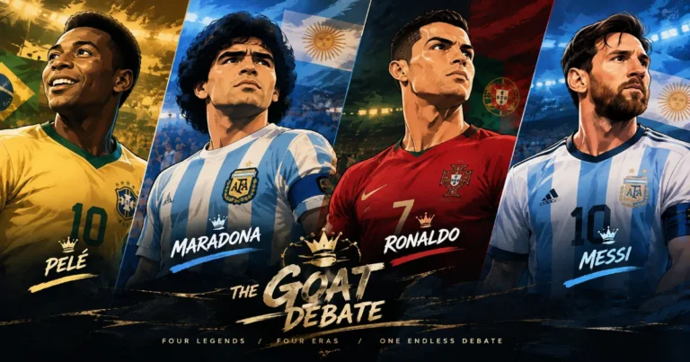 Ronaldo vs Messi vs Maradona vs Pele: The GOAT Debate — A Data-Driven Verdict