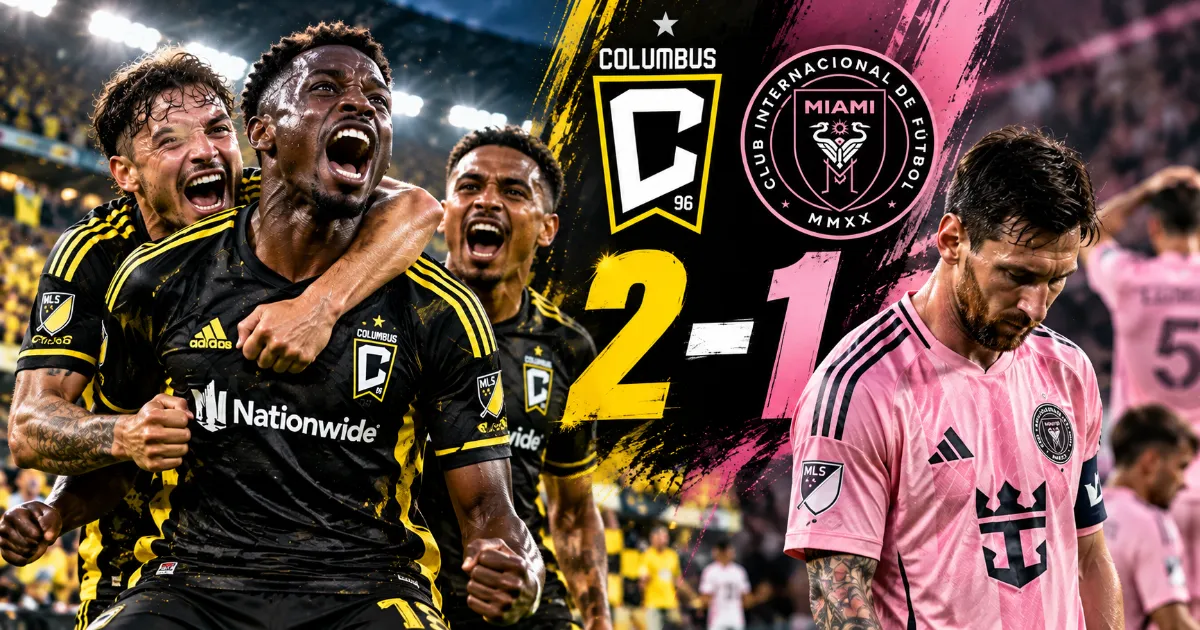 Columbus Crew vs Inter Miami: Jamal Thiaré Scores Late Winner as Crew Secure Dramatic 2-1 Victory