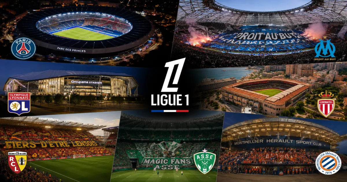 Beyond the Parc des Princes, this Ligue 1 stadium guide uncovers France's most passionate and historic football grounds.
