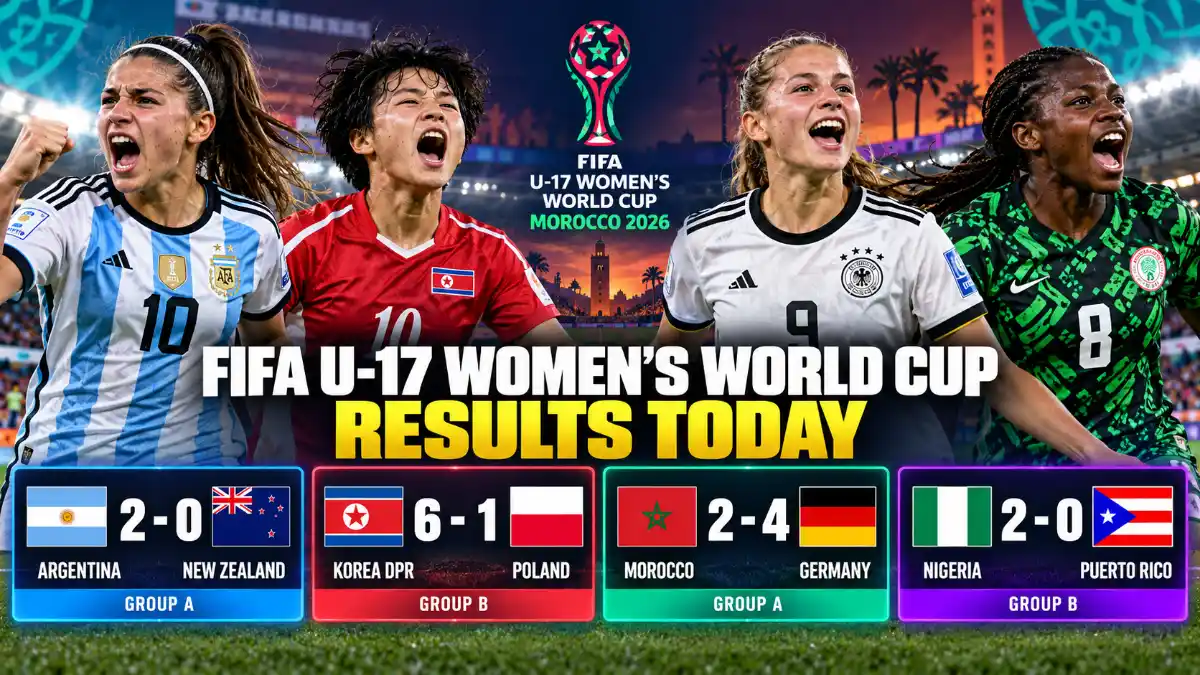 FIFA U-17 Women’s World Cup: Germany Beat Morocco 4-2