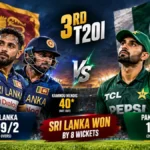 Pakistan vs Sri Lanka 3rd T20I 2026 as Kusal Mendis leads Sri Lanka to an eight-wicket win