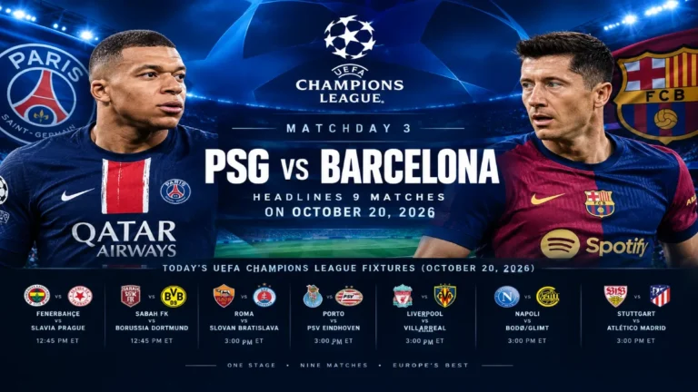 UEFA Champions League today